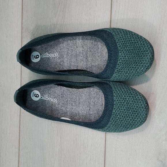 Allbirds Womens Tree Brezeers Blue Wool Loafer Ballet shoes sz 6 - Picture 4 of 10